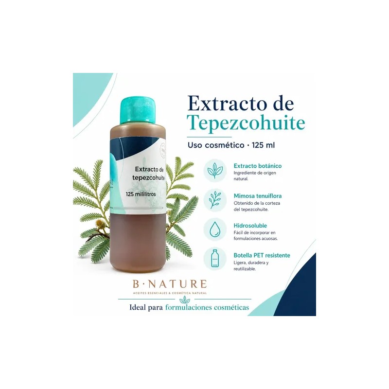 Extracto De Tepezcohuite Hidrosoluble B Nature 125 Ml