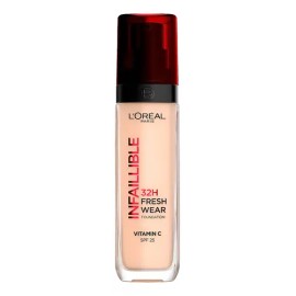 Base de Maquillaje L'Oréal Paris Infallible 32H Freshwear, Tono 20, 30 ml