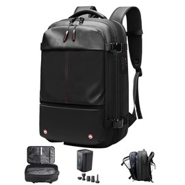 ALLANDWELL Vacuum Backpack Travel, Vacuum Compression Backpack, 60L Expandable Carry-On | Space-Saving Travel Bag with TSA Lock, Water Resistant