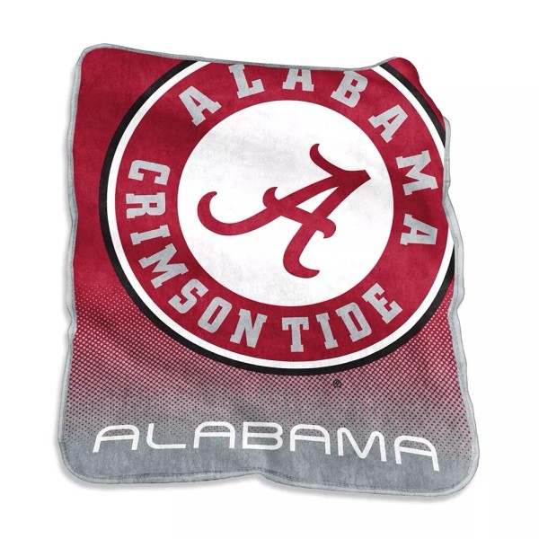 Logo Inc Alabama Crimson Tide Raschel Plush Blanket