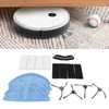 Sweeper Main Side Brush with Filter and Mopping Cloths Robot