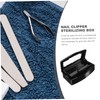 Baluue Professional Manicure Set Sterilizer Box Plastic Tray Nail Clipper