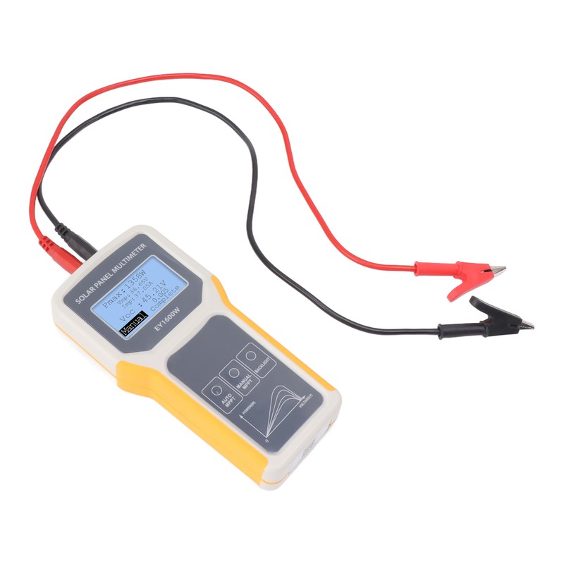 Solar Panel Tester Photovoltaic Multimeter EY1600W with Backlight MPPT Open