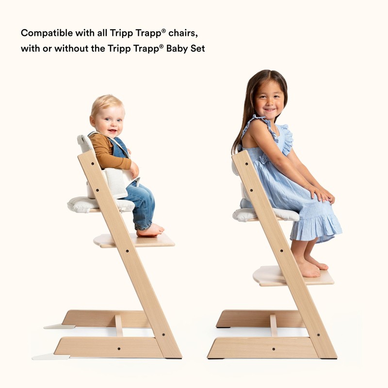 Stokke Tripp Trapp Classic Cushion 2, Nordic Grey - Pair