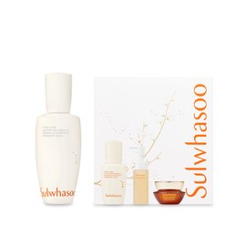 Sulwhasoo First Care Activating Serum Set Holiday 2025- A four-piece gift set featuring First Care Activating Serum, plus a mini cleanser, and anti-aging Concentrated Ginseng Rejuvenating Cream.