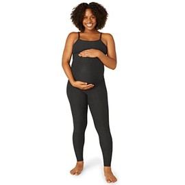 Beyond Yoga Womens Spacedye Uplevel Maternity Jumpsuit Darkest Night Large