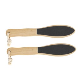 Ipetboom 2 Pcs Feet Scrubber Foot Rasp Skin Remover for Feet Heel Scrubber Foot Grater Foot Scrubber Pedicure Foot File Professional Foot File Foot Remover Grater Remover Foot Bamboo