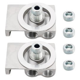 laffoonparts 2 Pack 4770 24770 Fuel Filter Base Kit Replacement for CAT 1R-0750 1R-0749 Fuel Filter, Diesel Filter Remote Mounting Base Replacement