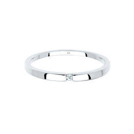 Elli DIAMONDS Ring Women Wrap Ring Modern with Diamond (0.045 ct.) in 925 Sterling Silver