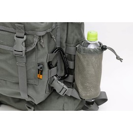 J-TECH MESH 23.6 fl oz (600 ml) MOLLE POUCH Mesh Bottle Pouch Bottle Holder Drink Holder Plastic Bottle Water Bottle Pouch Molle Compatible Military Tactical (FOLIAGE GREEN)
