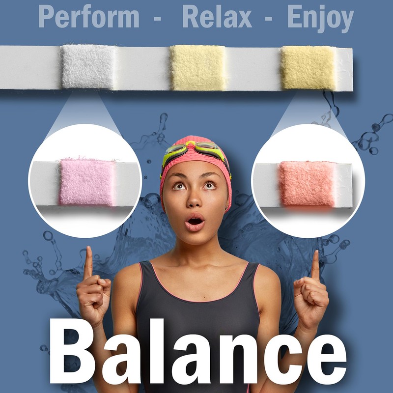AQUAVERITY Hot Tub Test Strips 3 in 1, 100 Pool,