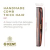 Kent Handmade Medium Coarse Toothed Dressing Hair Comb, 19 cm
