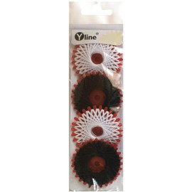 3171-01 4 Stars 20 m Star Twine Polyester Black and White