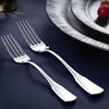 KINGSTONE 40-Piece Silverware Set, 18/10 Stainless Steel Flatware Set for
