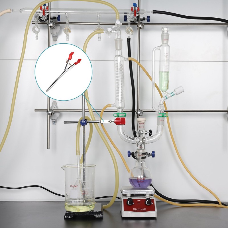 stonylab 2 Prong Lab Clamp, Sturdy 2 Prong Single Adjust