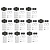 10pcs LED Strobe Light 7 Colors High Brightness Wireless Warning