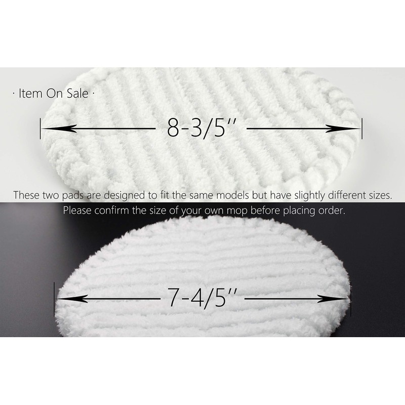 LTWHOME 7.8 Inch Scrubby Mop Cleaning Pads Replacement for Bissell