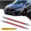 Unbranded For Nissan Altima Front Bumper Lip Splitter Spoiler+Side Skirts