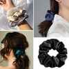 2 PCS Girl Scrunchie 100% Silk Hair Elastics Hair Elastics