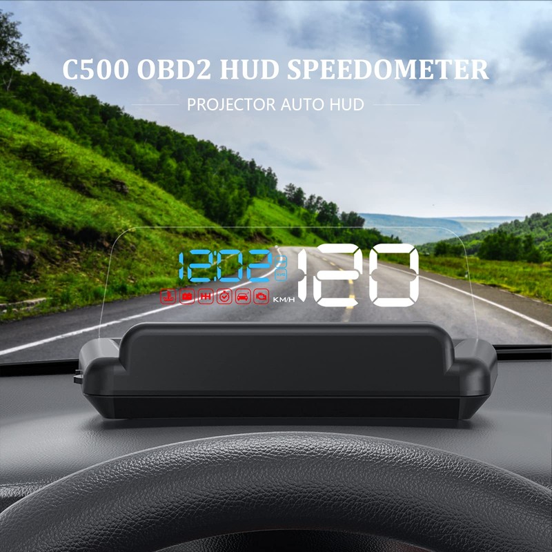wiiyii Heads up Display for Cars, C500 Car Digital GPS