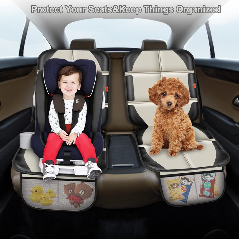 XHYANG Car Seat Protector,2 Pack Car Seat Protectors Baby Carseat