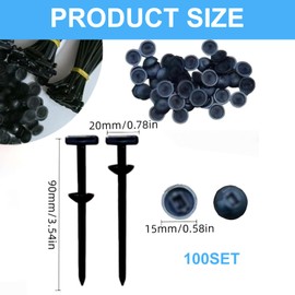 Nylon Universal Cable Tie Buckle for Car – Quick One-Button Installation, Heavy Duty Self-Locking Zip Ties for Automotive Repairs – Durable and Corrosion-Resistant,Car Parts and Home Maintenance