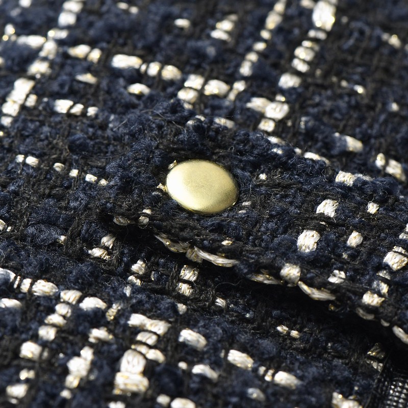 Francfranc Franc Tweed Makeup Brush Set, Black