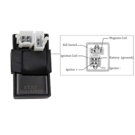 6 Pin AC CDI Box CDI Cable Wire Harness Adapter Connector for GY6 4 Stroke 50cc 110cc 125cc 150cc 200cc 250cc 300cc Scooter Moped Quad ATV Go Kart Bike Taotao Jonway JCL (AC-CG)