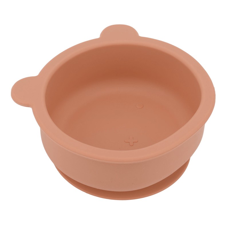 Silicone Baby Bowl Spoon Set with Bottom Suction Cup Ergonomic