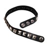 Bristol Novelty BA185 Studded Choker | Black Punk, Unisex-Adult, Silver,