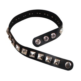 Bristol Novelty BA185 Studded Choker | Black Punk, Unisex-Adult, Silver, One Size