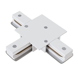 Maytoni Track Lighting 1 Phase Mounting Rail System T Connector White Aluminum for Living Room Bedroom Kitchen Hallway