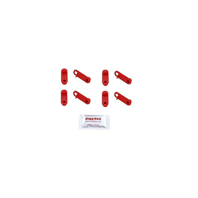 Bigg Red - Bleed Nipple Covers - Compatible with Suitable