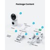 ZOSI 2-in-1 WiFi CCTV Camera Indoor 2MP+2MP, 360° Dual-Lens Views