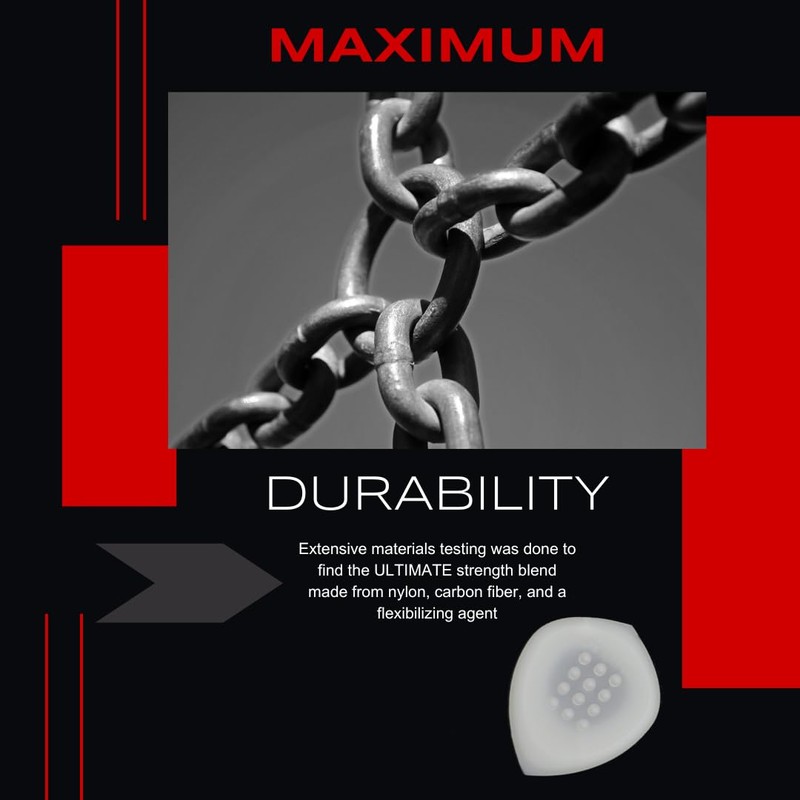 Acoustik Attak STEALTH XL Structured Guitar Pick - Large Beveled