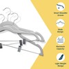 Lifemaster Velvet Skirt Hangers – with Adjustable Clips, 360 Degree