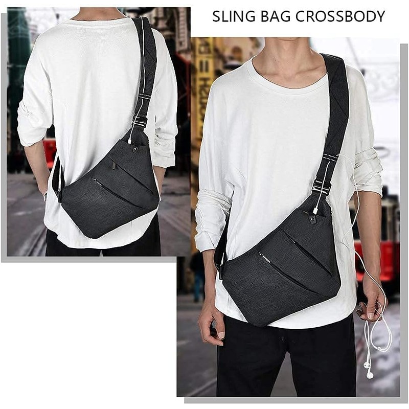 OSOCE Anti-Theft Waterproof Shoulder Backpack Sling Chest Crossbody Bag Cover