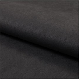 Fabreco NUBUK Upholstery Fabric Sold by the Metre 148 cm Wide, 100% Polyester, Weight 300 g/m, Microfibre, Suede Ideal as or Furniture Fabric for Sofa Cushions, Upholstery Covers - Dark Grey
