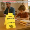 Caution Overstimulated Desk Sign,Humor Warning Signage,Funny Office Desk Decor Gift