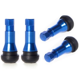 Circuit Performance Blue Rubber Valve Stems TR413 30mm (Set of 4)