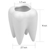 Hedume 6 Pack Tooth Shaped Planter Pots, Small Cute Flower