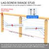CKE 120 Pack T316 Stainless Steel Left&Right Handed Thread Swage