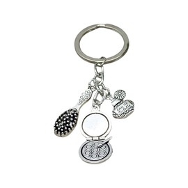 Beauty Salon Keychain, Hairdresser, Aesthetician, Do What You Love, Miss Fit Boutique