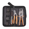 iCrimp Ratchet Wire Crimping Tool Set w/ 5 Interchangeable Jaws