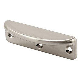 Prime-Line F 2882 Deluxe Sash Lift, 3-3/16 in, Wrought Steel, Satin Nickel, Decorator Style, Pack of 2