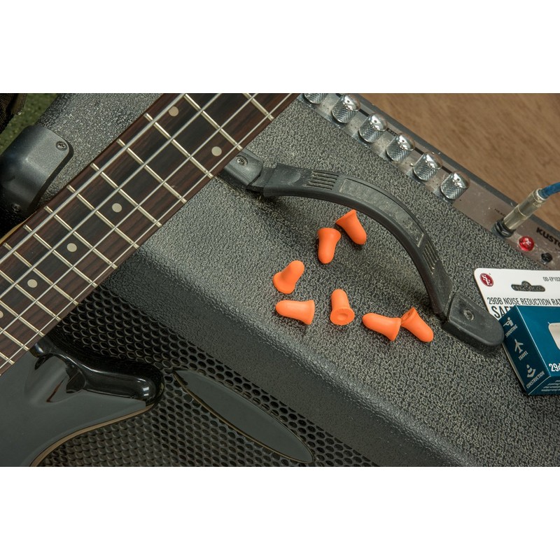 SE 29 dB Noise Reduction Rated Safety Ear Plugs (10