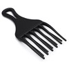 Professional Insert Afro Pick Comb, Wide Tooth Detangling Hair Fork