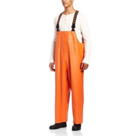 Grundéns Men's Clipper Fishing Bib Pants, Orange - 2X-Large