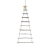 Decorative Rope Ladder Christmas Tree Minimalist Wooden Ladder 70 cm
