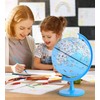 JOWHOL Illuminated Globe for Kids Learning with Animals illustrations Easy